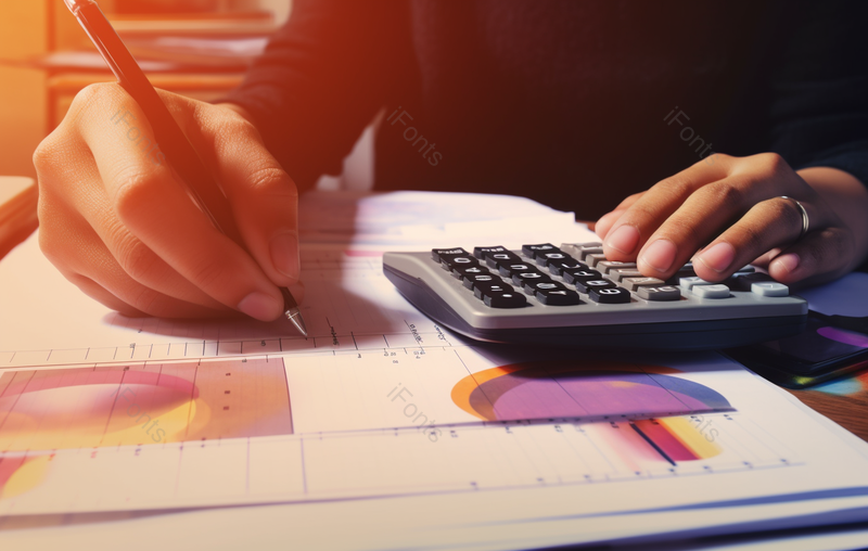 金融年轻人计算家庭办公室开支的资金,高清,摄影图,摄影图片,图片大全,摄影图免费下载